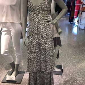 A.L.C Titus Floral Silk Maxi Dress